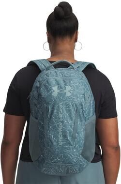 Under Armour Unisex Jasper Blue Serpentine Hustle 6.0 Athleisure Backpack HR7-35